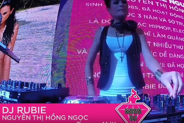 DMC Saigon | CHUNG KẾT MISS DJ 2015 | DJ RUBIE