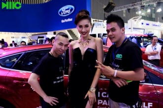 DMC SaiGon- EDM members - Motoshow Vietnam 2013 - SECC Q7 TPHCM