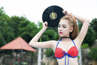 MISS DJ 2015 - POOL SHOOTING - HO BOI THANH LE